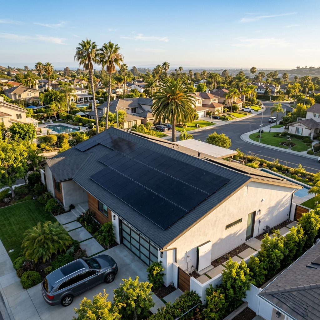 Residential solar panels with Tesla Powerwall 3